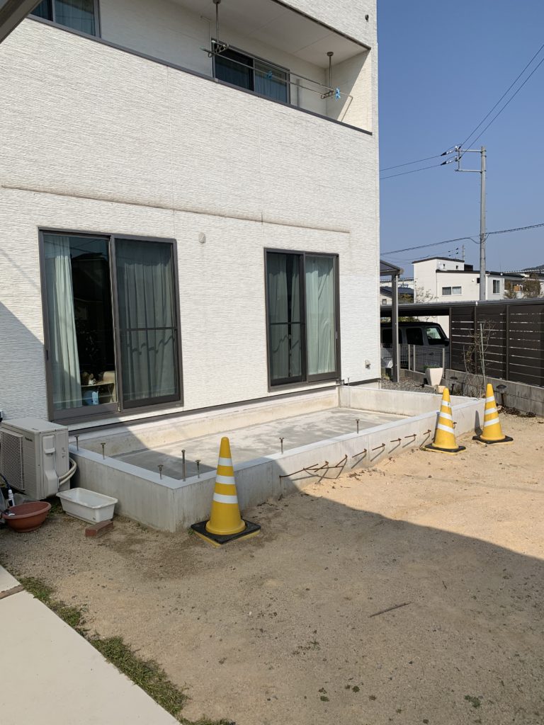 墨付けて、刻んでからの増築