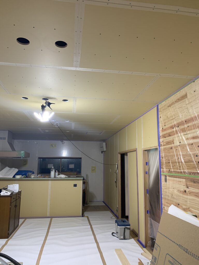 リフォーム　LDK完成まじか！