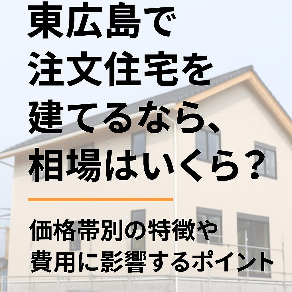 東広島で注文住宅を建てるなら、相場はいくらぐらい？～事例...