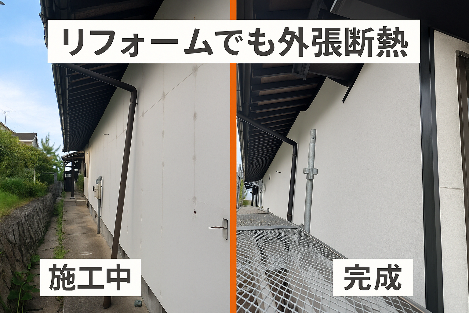 【リフォームでも外張断熱】今の住まいを、もっと暖かく快適...